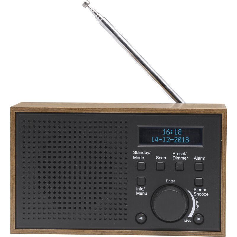 Radio DENVER DAB-46 Przenośne Czarny