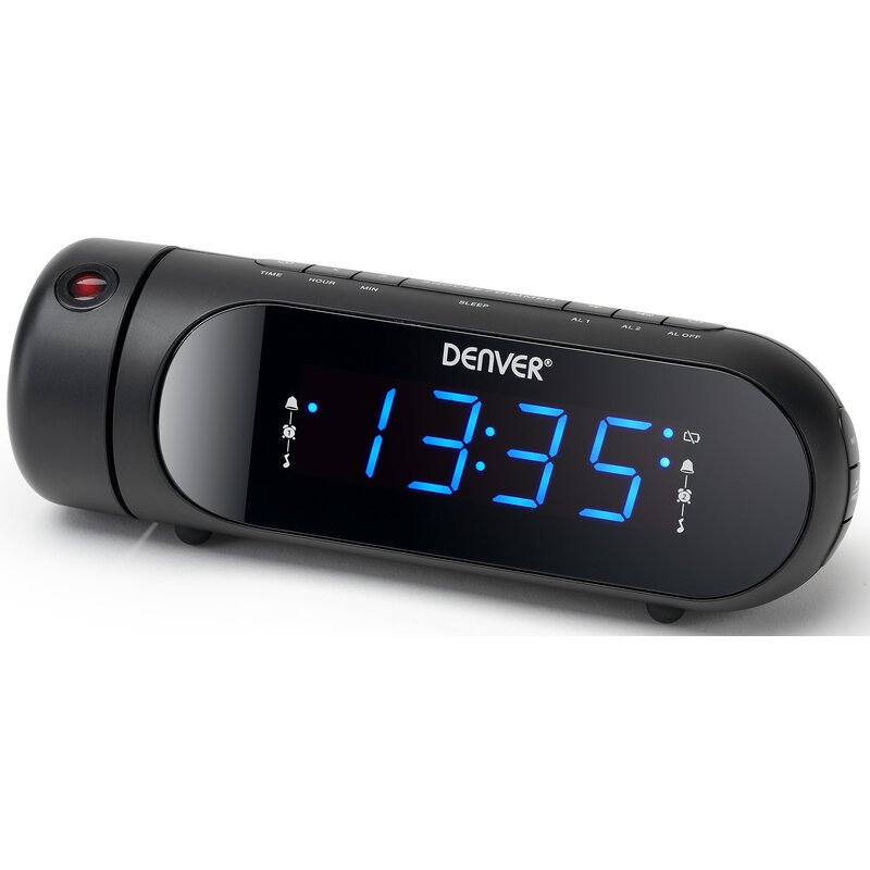 Radiobudzik DENVER CPR-700 Projektor Czarny