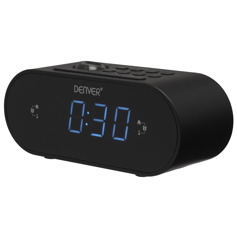 Radiobudzik DENVER CRP-717B Projektor Czarny