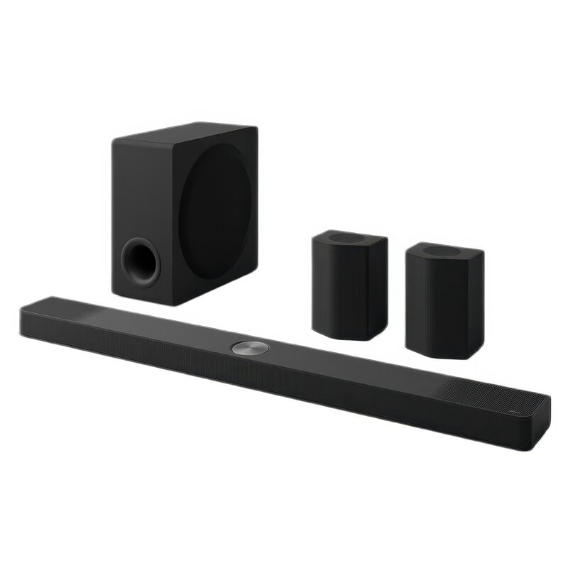 Soundbar&nbsp;LG S95TR Czarny 9.1.5-kanałowy, Bezprzewodowy Subwoofer,  4K, HDMI ARC, Dolby Atmos, DTS:X, Wi-Fi,  AirPlay2