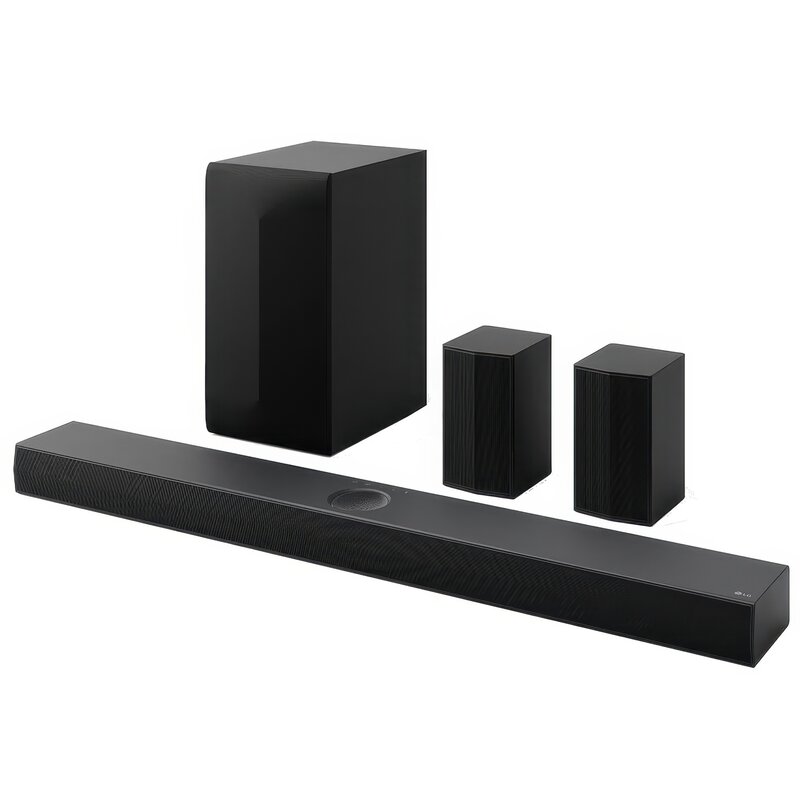Soundbar LG S70TR Czarny 5.1.1-kanałowy, Bezprzewodowy Subwoofer, 4K, HDMi ARC, Dolby Atmos, DTS:X, Bluetooth
