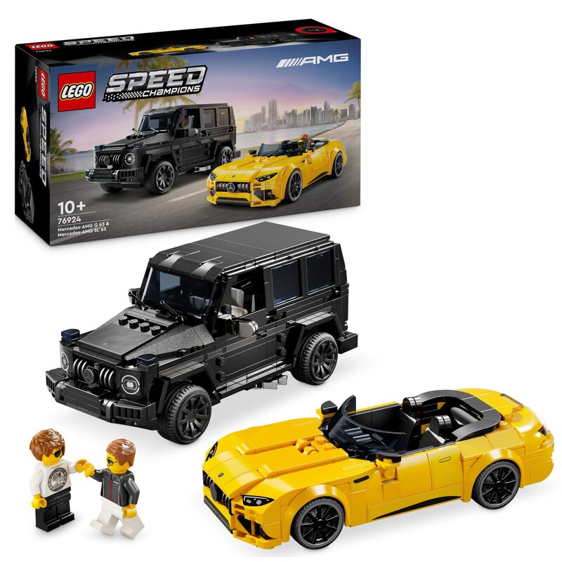 LEGO 76924 Speed Champions Samochód Mercedes-AMG G 63 i Mercedes-AMG SL 63