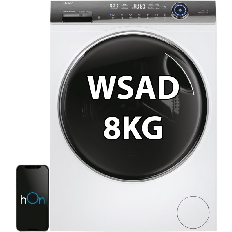 Pralka HAIER AI I-Pro 7 Plus HW80-B14979TU1-S 8kg 1400 obr
