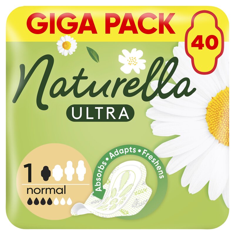 Podpaski NATURELLA Ultra Normal Rozmiar 1 (40 sztuk)