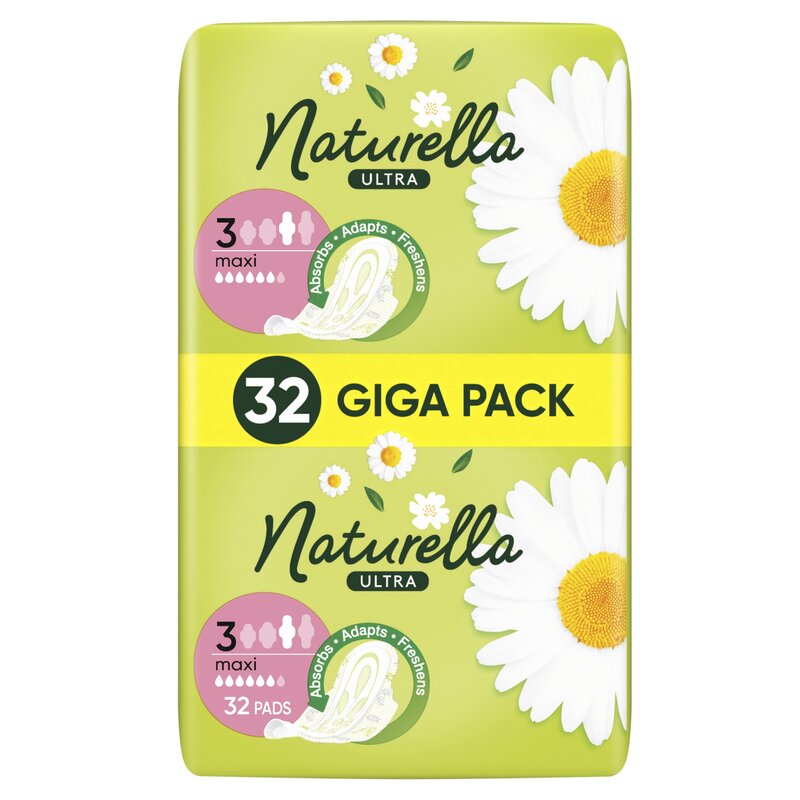 Podpaski NATURELLA Ultra Maxi Rozmiar 3 (32 sztuk)