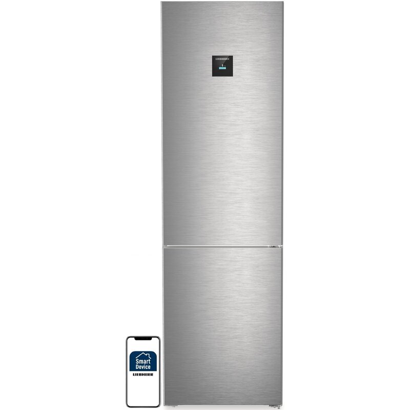 Lodówka LIEBHERR Plus CBNsdc 573i No frost 201.5cm Srebrna