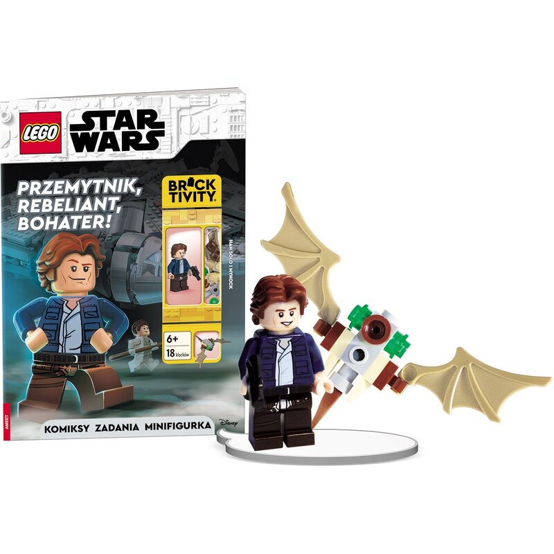 Książka LEGO Star Wars Przemytnik, Rebeliant, Bohater LNC-6309P1 (okładka miękka)