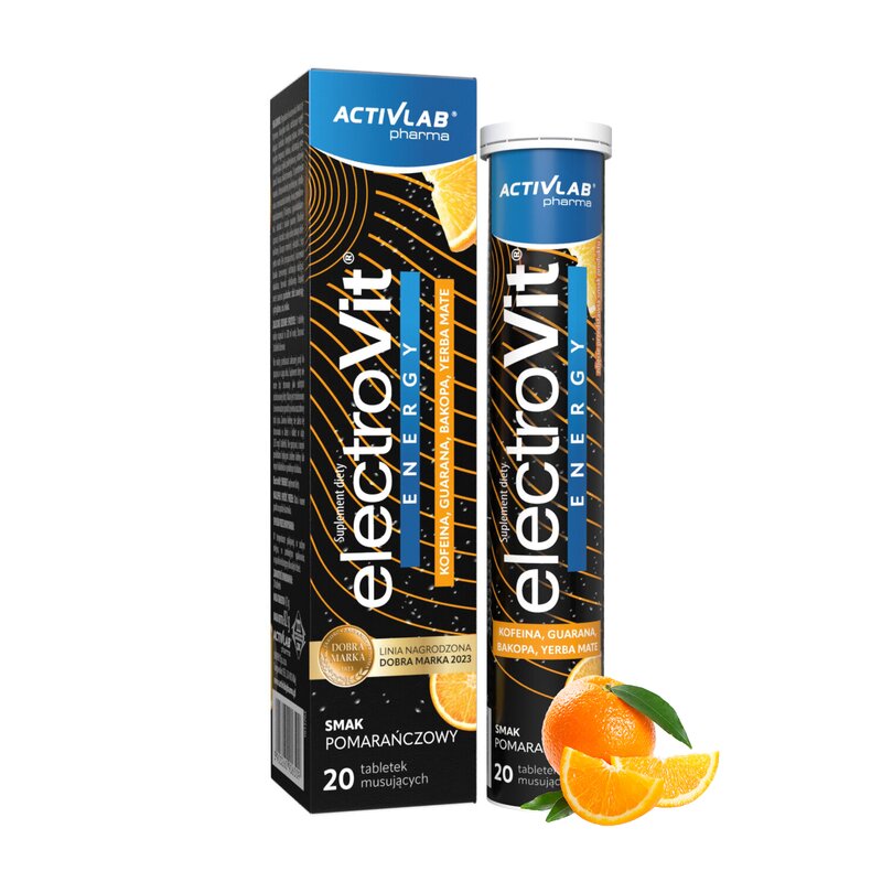 Elektrolity ACTIVLAB Energy Pomarańczowy (20 tabletek)