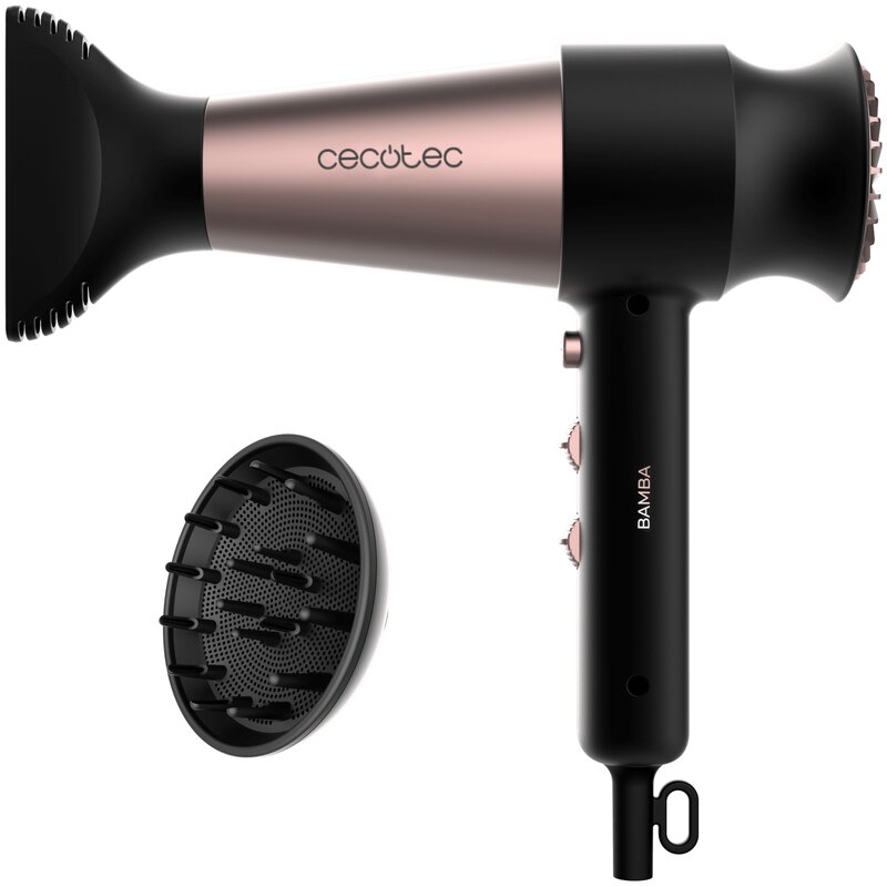 Suszarka CECOTEC Bamba IoniCare RockStar Retro Czarny 2000W