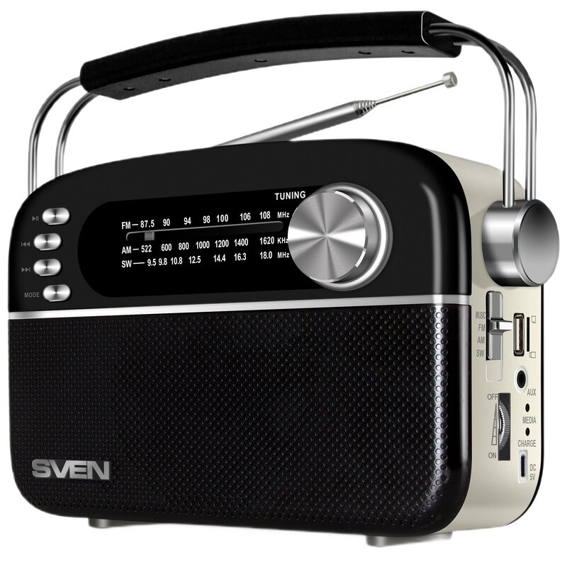 Radio SVEN SRP-505 Analogowe Przenośne Czarny
