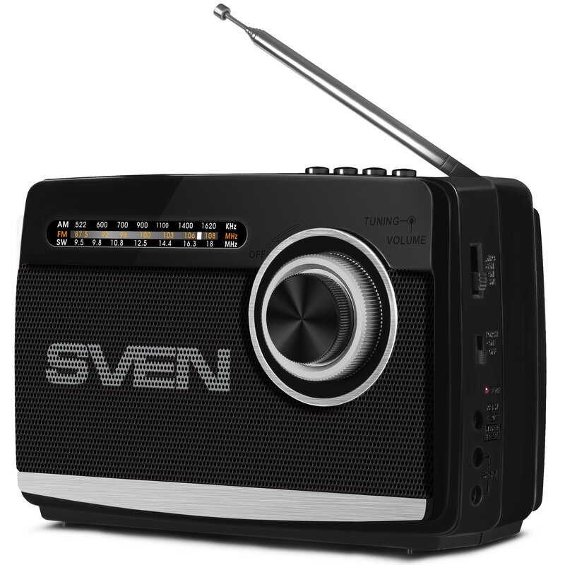 Radio SVEN SRP-535 Analogowe Przenośne Czarny
