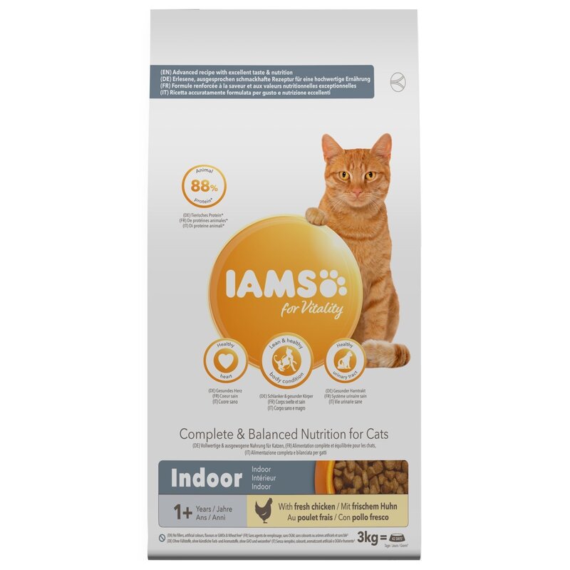 Karma dla kota IAMS For Vitality Indoor Kurczak 3 kg
