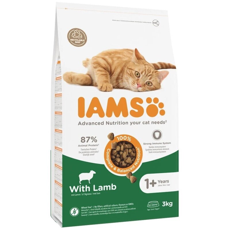 Karma dla kota IAMS For Vitality Jagnięcina 3 kg