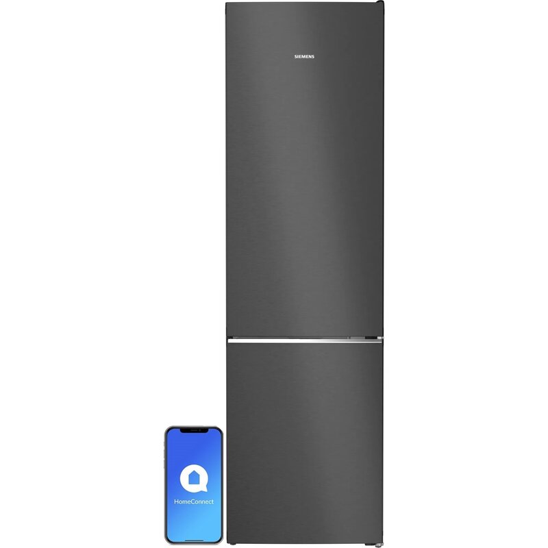 Lodówka SIEMENS KG39NSBBF No frost 203cm Czarne satynowe szkło
