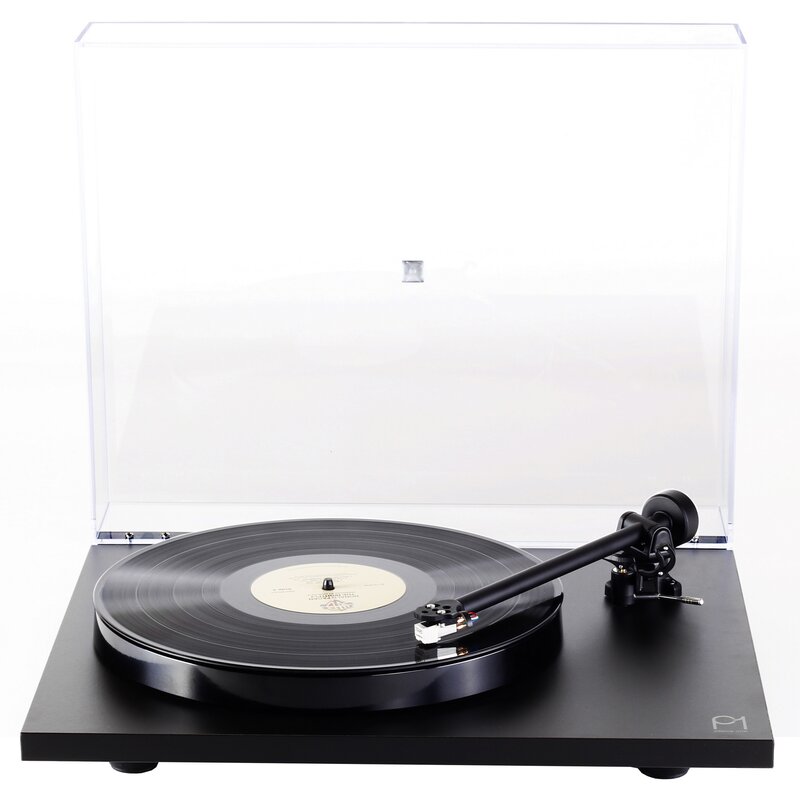 Gramofon REGA Planar 1 Czarny, Manualny, Napęd paskowy, Wkładka Rega, Pokrywa w zestawie, Prędkość odtw. 33 1/3,45 obr./min