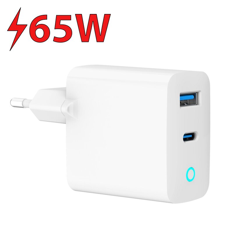 Ładowarka sieciowa GEMBIRD TA-UC-PDQC65L-W-01 65W Biały