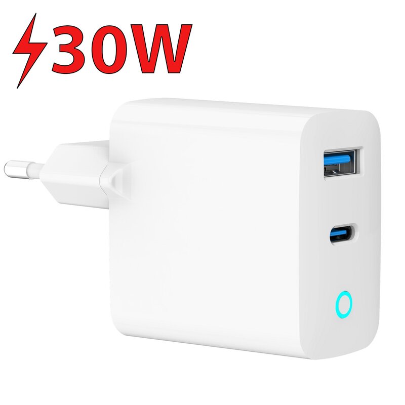 Ładowarka sieciowa GEMBIRD TA-UC-PDQC30L-W-01 30W Biały