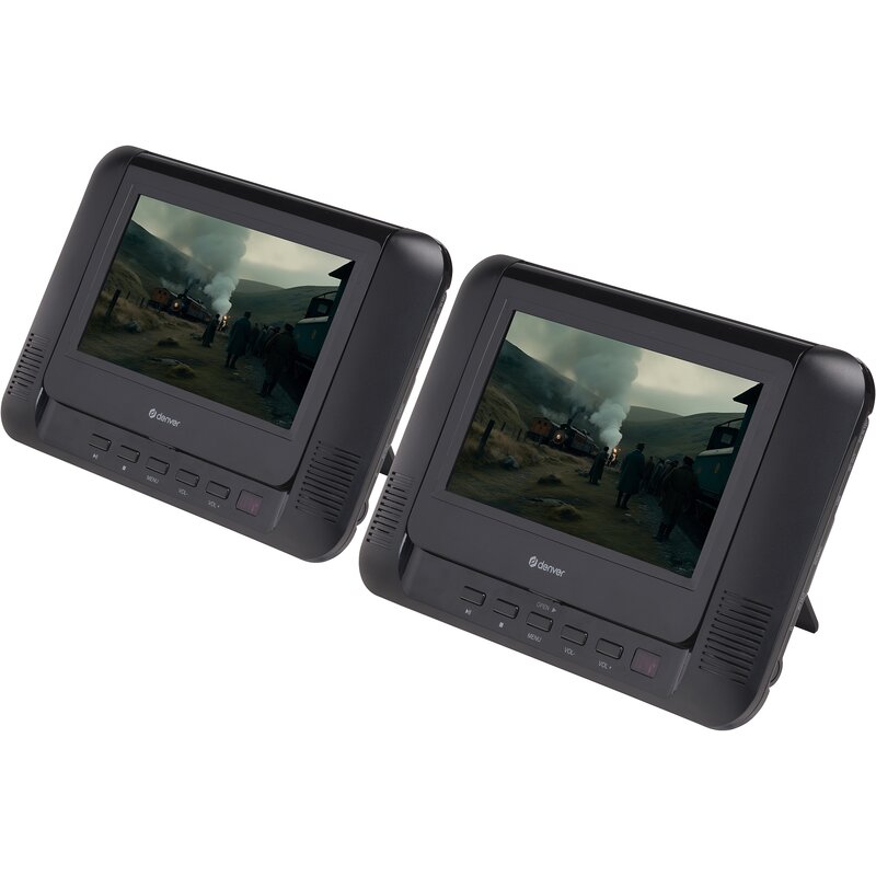 Przenośny odtwarzacz DVD DENVER MTW-793 (dwa ekrany) Czarny