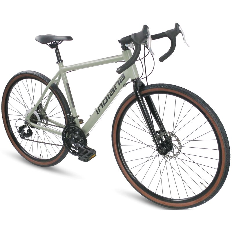 Rower gravel INDIANA Gravel U22 28 cali Zielony