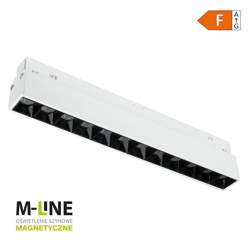 Reflektor szynowy DPM M-Line MTL-SPL-12W-W Biały