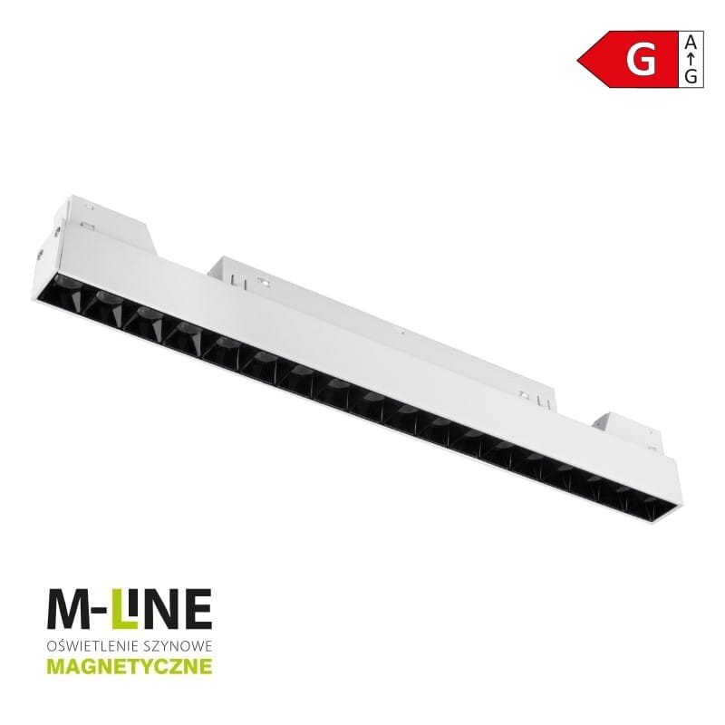 Reflektor szynowy DPM M-Line MTL-SPL-18W-W Biały