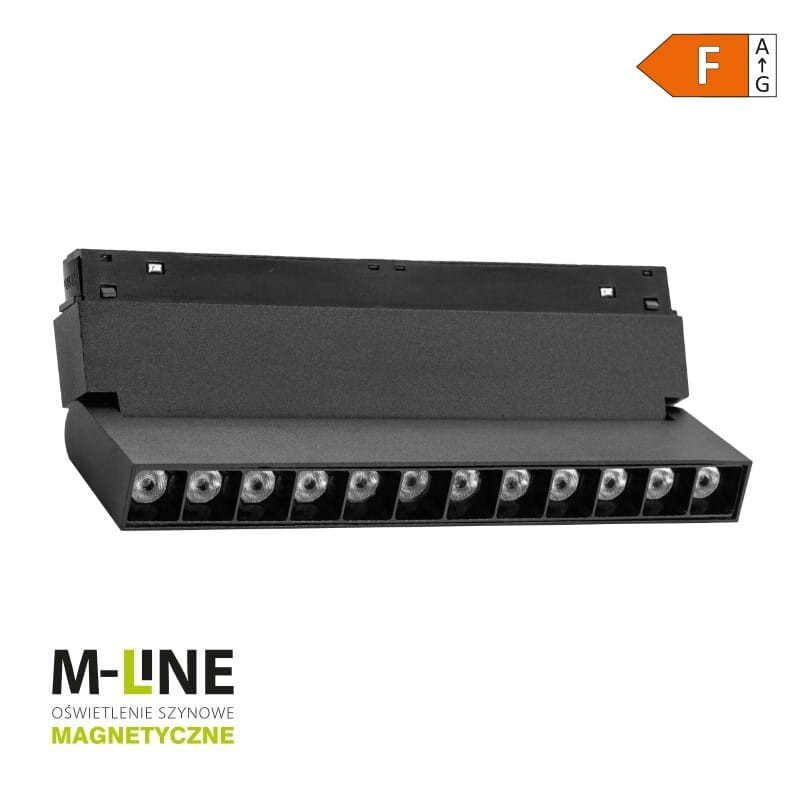 Reflektor szynowy DPM M-Line MTL-ZDSP-12W-B Czarny