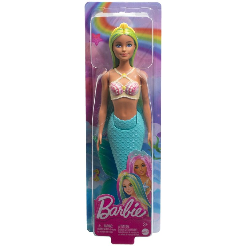 Lalka Barbie Syrenka Niebieski ogon HRR03