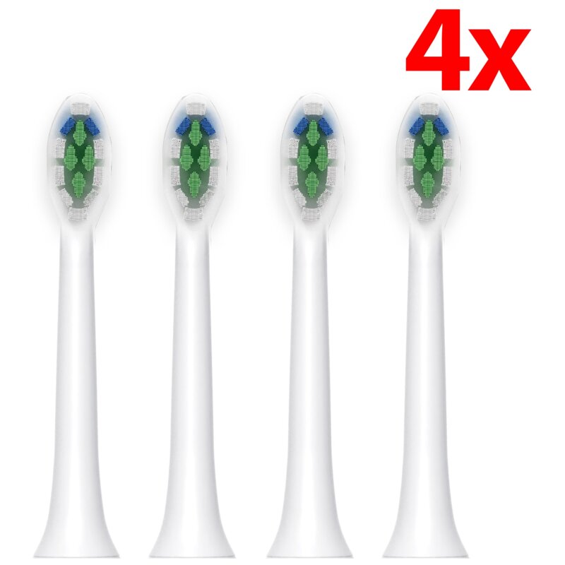 Oryginalna końcówka do szczoteczki ORO-MED Sonic Professional Biały (4 sztuki) (Miękkie włosie)