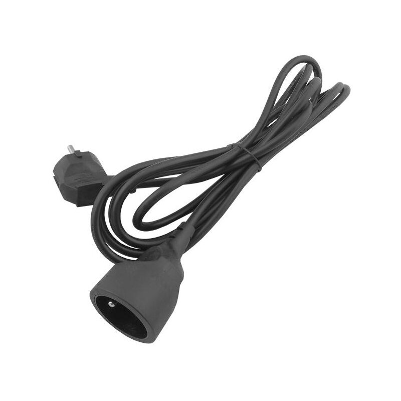 Przedłużacz DPM PS03B 3 m Czarny