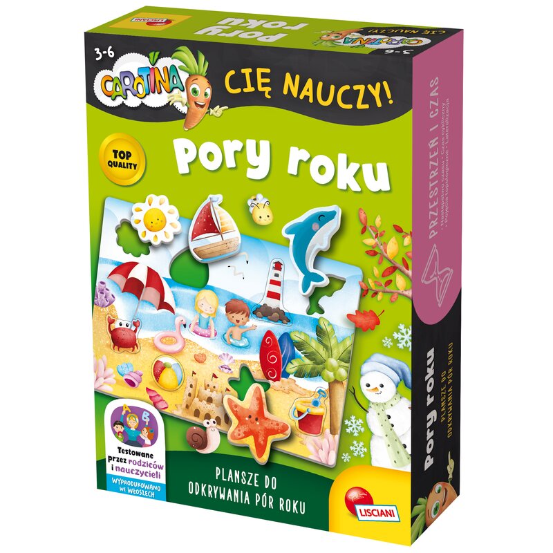 Zestaw gier LISCIANI Carotina Cię nauczy Pory roku 304-PL102389