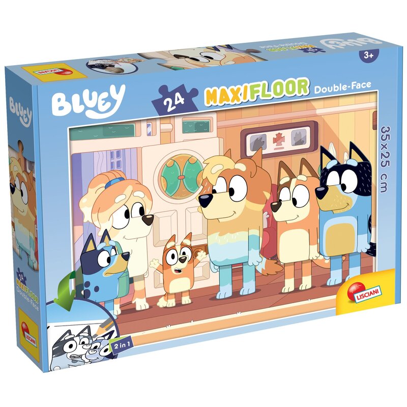 Puzzle LISCIANI Bluey Maxi Floor 2w1 304-99580 (24 elementy)