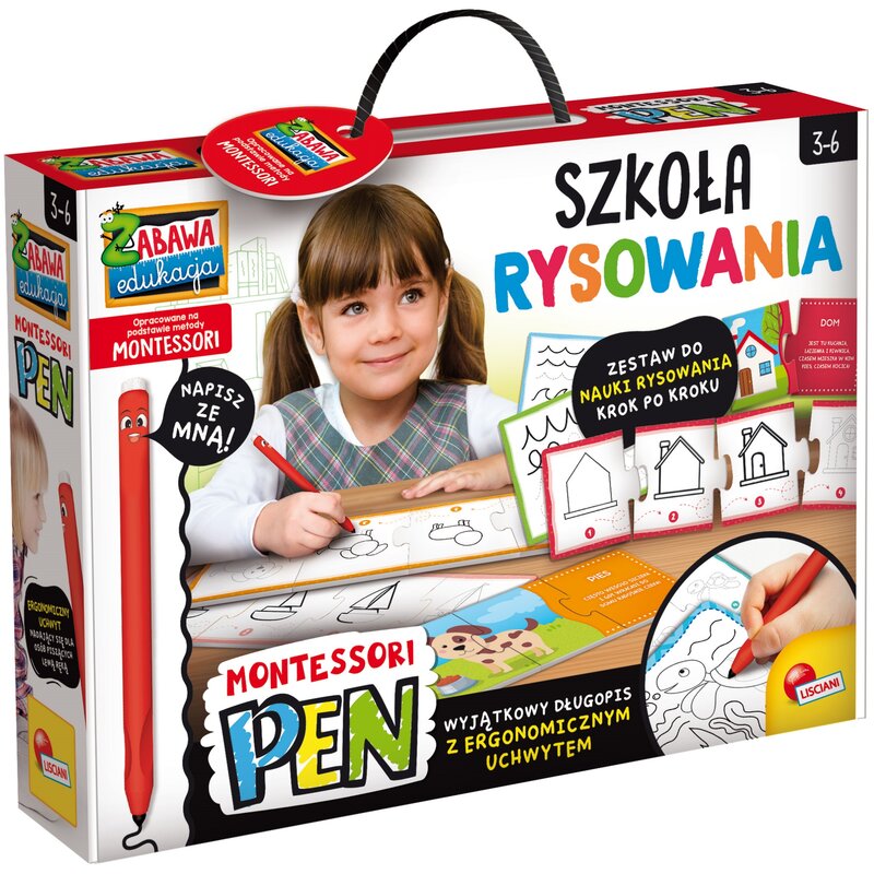 Zestaw kreatywny LISCIANI Montessori Pen Szkoła rysowania 304-PL101696