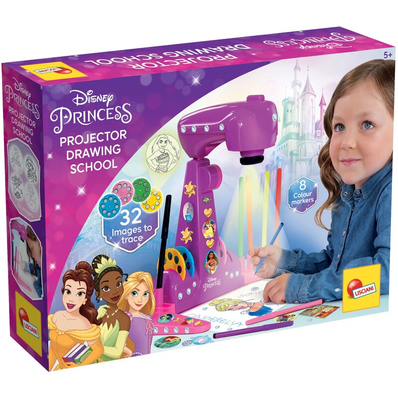 Zestaw kreatywny LISCIANI Disney Princess Projektor Szkoła rysowania