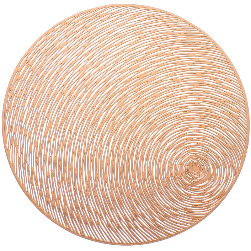 Podkładka AMBITION Glamour PVC/PS 38 cm Miedziany