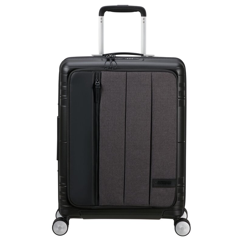 Walizka AMERICAN TOURISTER Hello Cabin 55 cm Szary