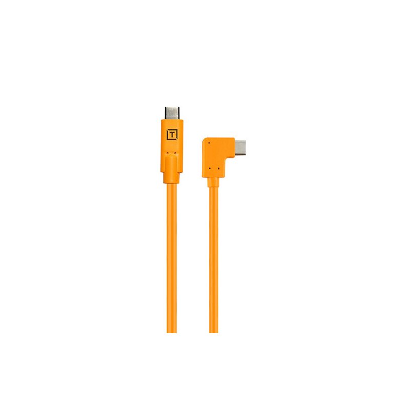 Kabel do tetheringu USB-C - USB-C TETHER TOOLS Pro 0.5 m 10 Gb/s Pomarańczowy