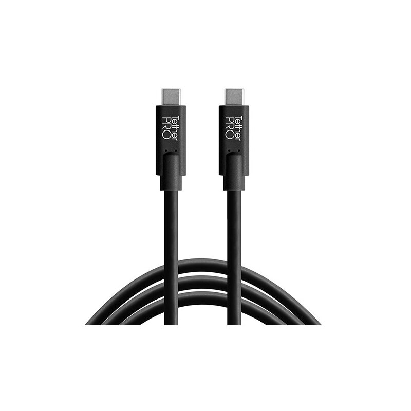 Kabel do tetheringu USB-C - USB-C TETHER TOOLS Pro 4.6m 5 Gb/s 60W Czarny