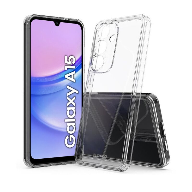 Etui CRONG Crystal Shield Cover do Samsung Galaxy A15 5G Przezroczysty