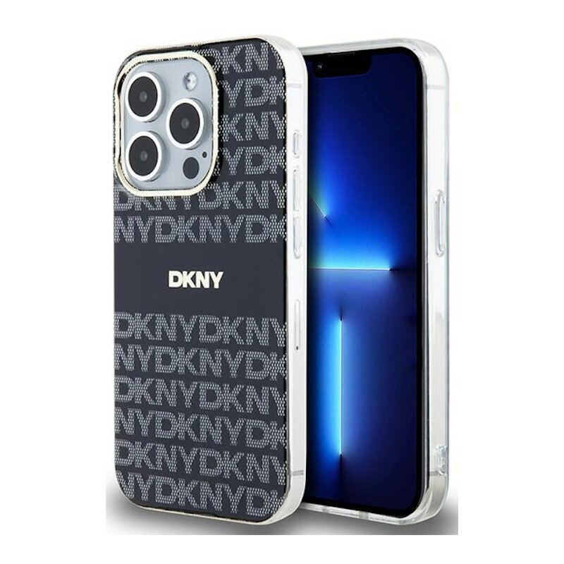 Etui DKNY Hardcase IML Mono & Stripe do Apple iPhone 13/13 Pro Czarny