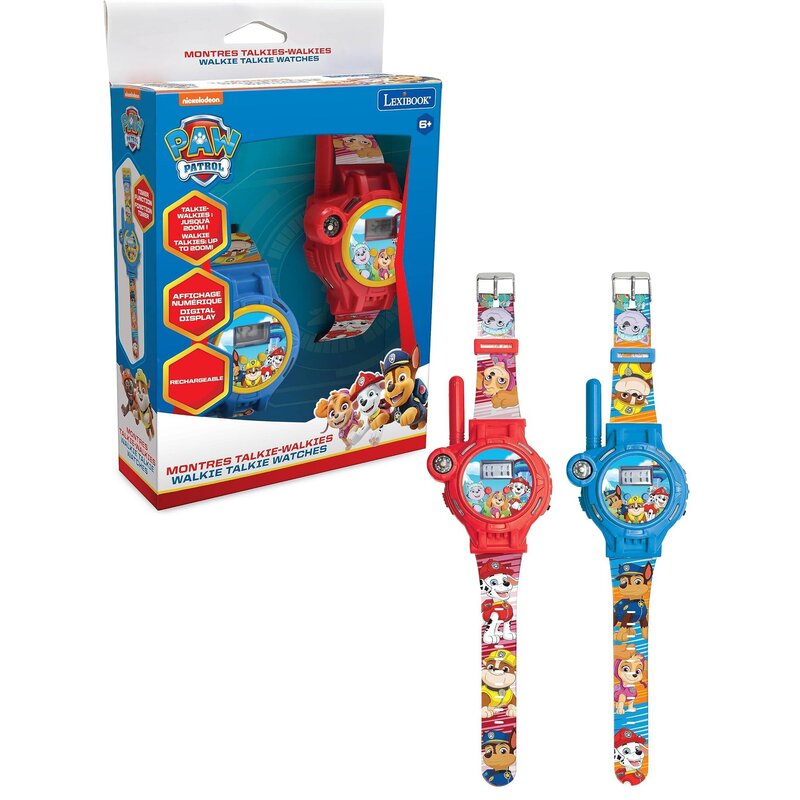 Zabawka zegarek z krótkofalówką LEXIBOOK Psi Patrol DMWTW1PA