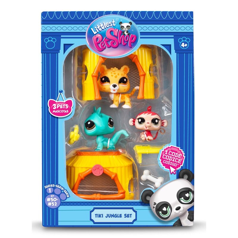 Zestaw figurek LITTLEST PET SHOP Jungle Play Seria 1 LPS00515