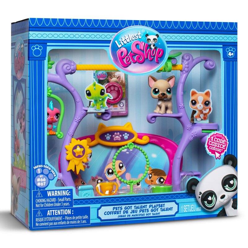 Zestaw figurek LITTLEST PET SHOP Zwierzaki mają talent LPS Seria 1 00558