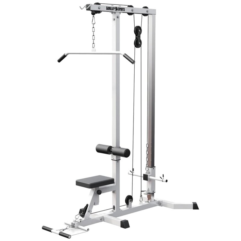 Wyciąg górny i dolny GORILLA SPORTS 2974 Biały