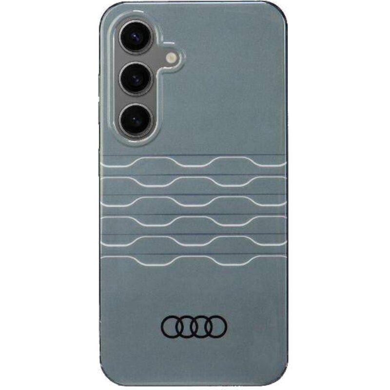 Etui AUDI IML Geometric Pattern do Samsung Galaxy S24 Szary
