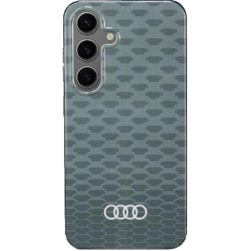 Etui AUDI IML Stitching Pattern MagSafe do Samsung Galaxy S24 Szary