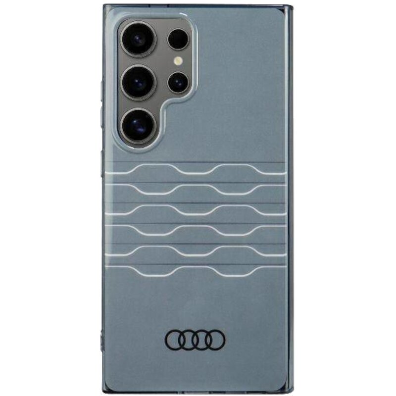 Etui AUDI IML Geometric Pattern do Samsung Galaxy S24 Ultra Szary