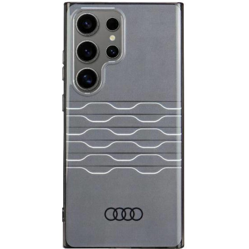 Etui AUDI IML Geometric Pattern do Samsung Galaxy S24 Ultra Czarny