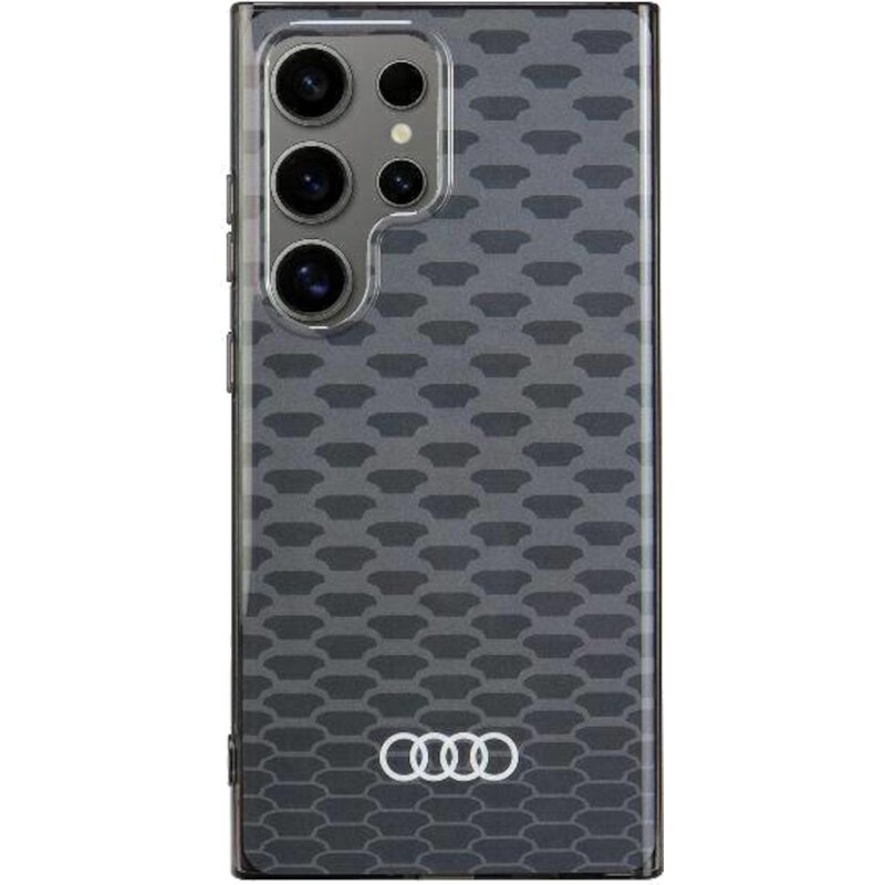 Etui AUDI IML Stitching Pattern MagSafe do Samsung Galaxy S24 Ultra Czarny