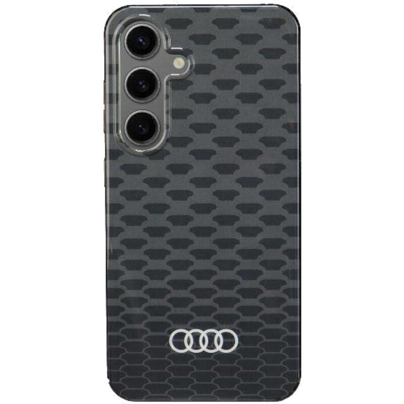 Etui AUDI IML Stitching Pattern MagSafe do Samsung Galaxy S24 Czarny