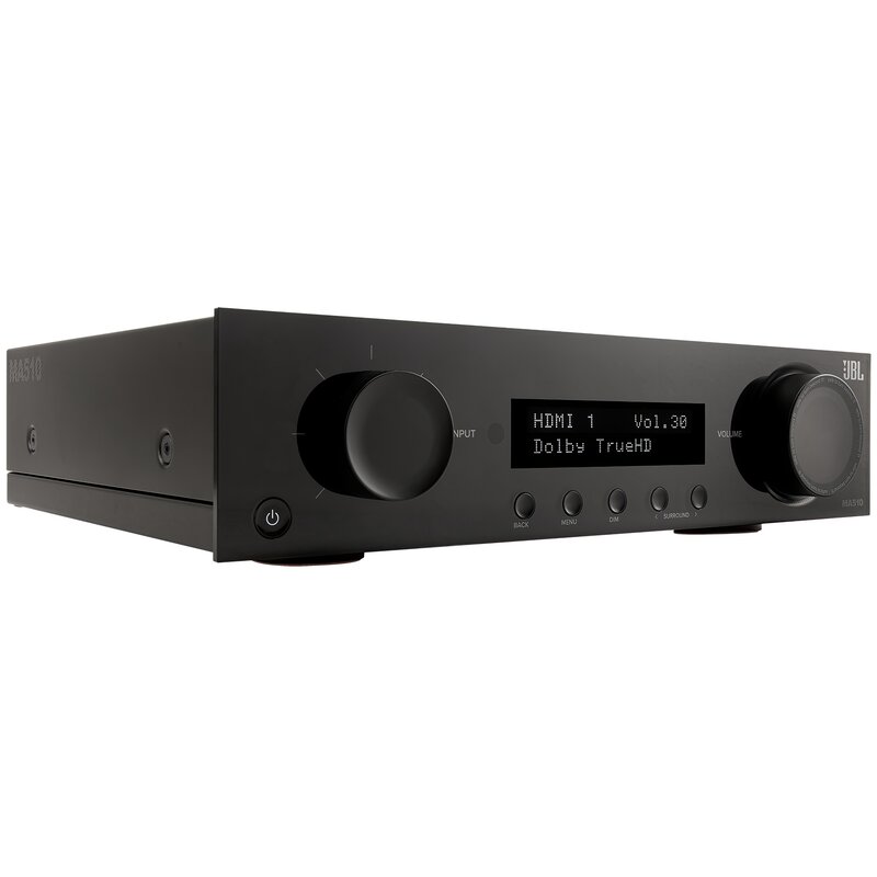 Amplituner JBL MA510 Czarny 5.2-kanałowy, 8K, HDMI eARC, HDR10+, Wi-Fi, AirPlay2, D/A 192kHz/24bit, Aplikacja Ez Set EQ